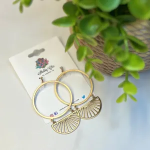 No Drama Gold Earrings