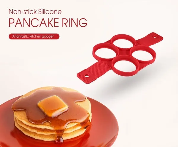 Non-stick Silicone Egg Rings Maker Pancake Mold