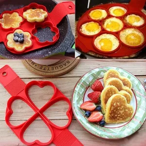 Non-stick Silicone Egg Rings Maker Pancake Mold