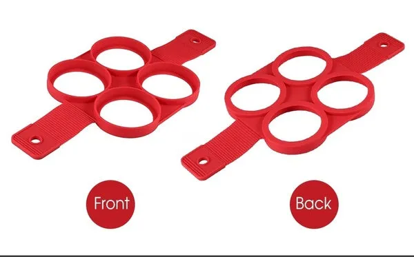 Non-stick Silicone Egg Rings Maker Pancake Mold