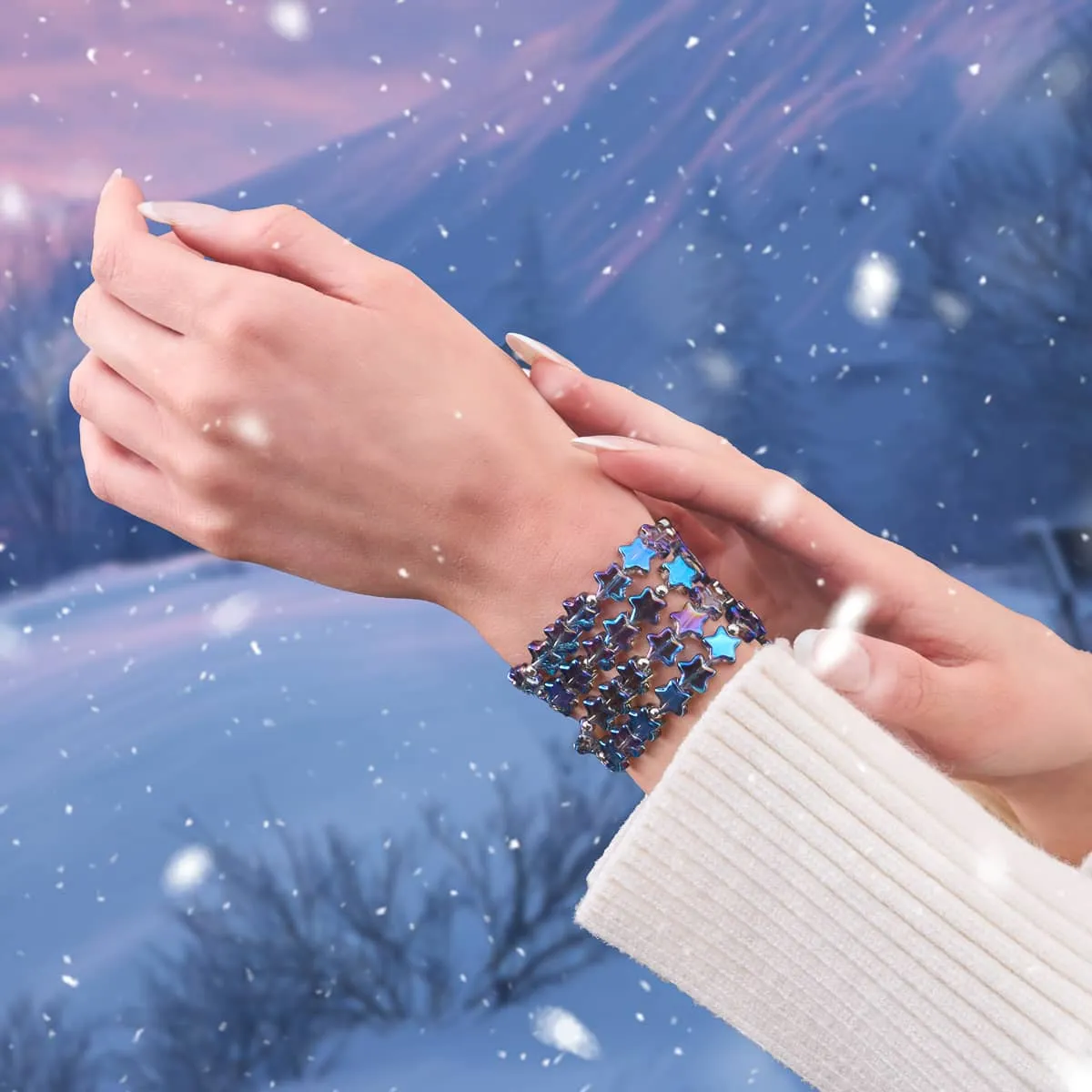 Northern Lights  | .925 Sterling Silver | Star Wrap