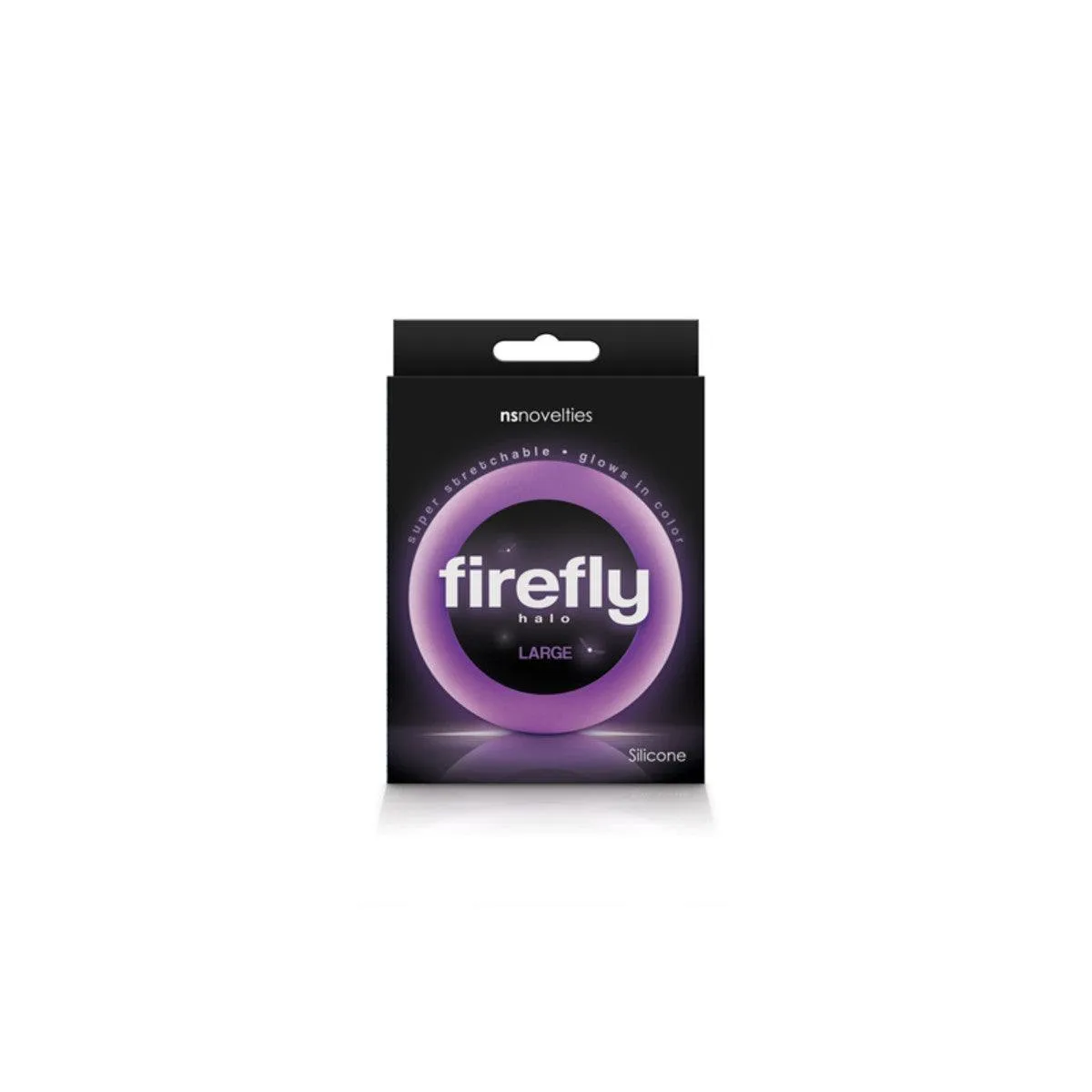 NS Novelties Firefly Halo Cockring Large - Purple