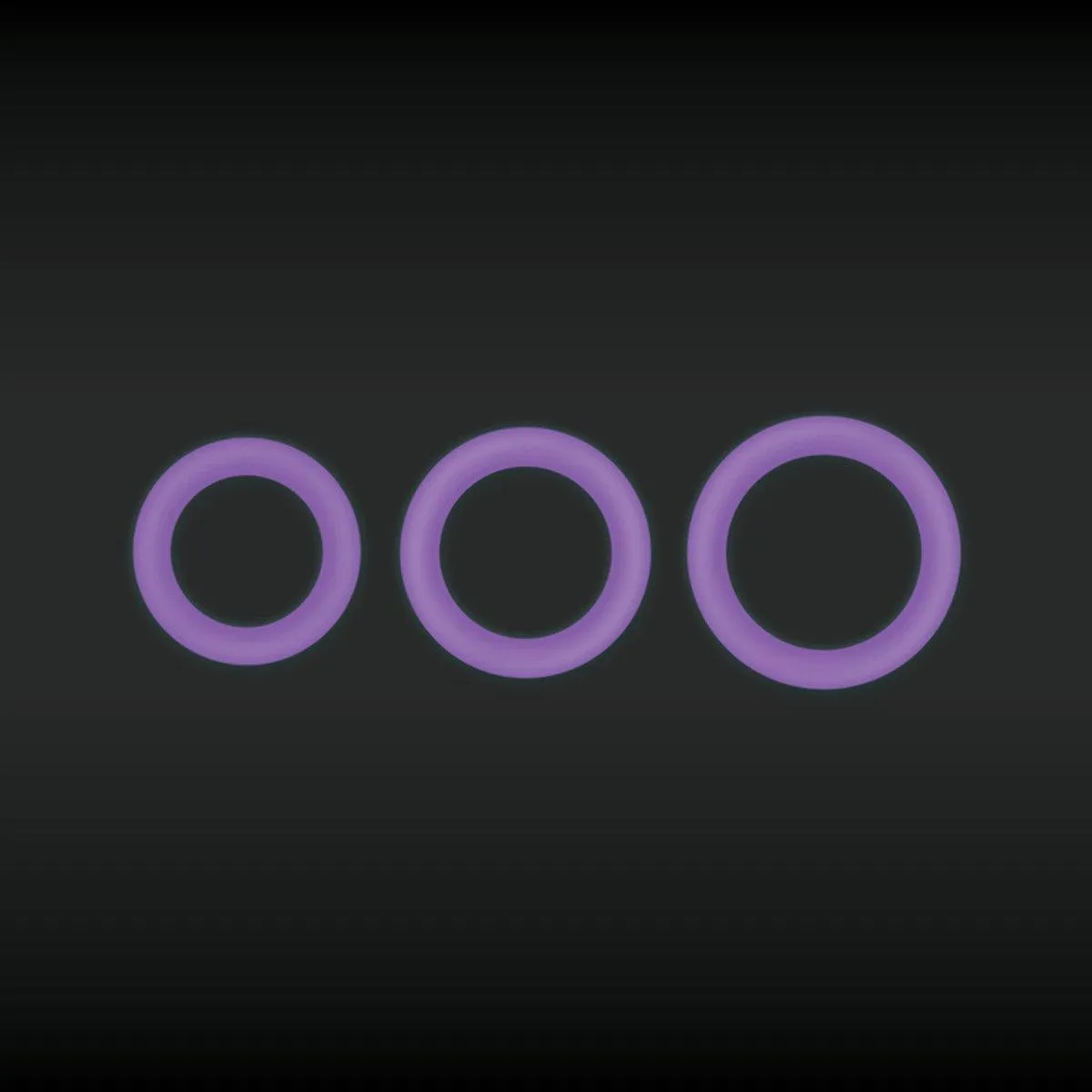 NS Novelties Firefly Halo Cockring Large - Purple