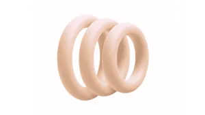 Nude Liquid Silicone Cock Ring Set
