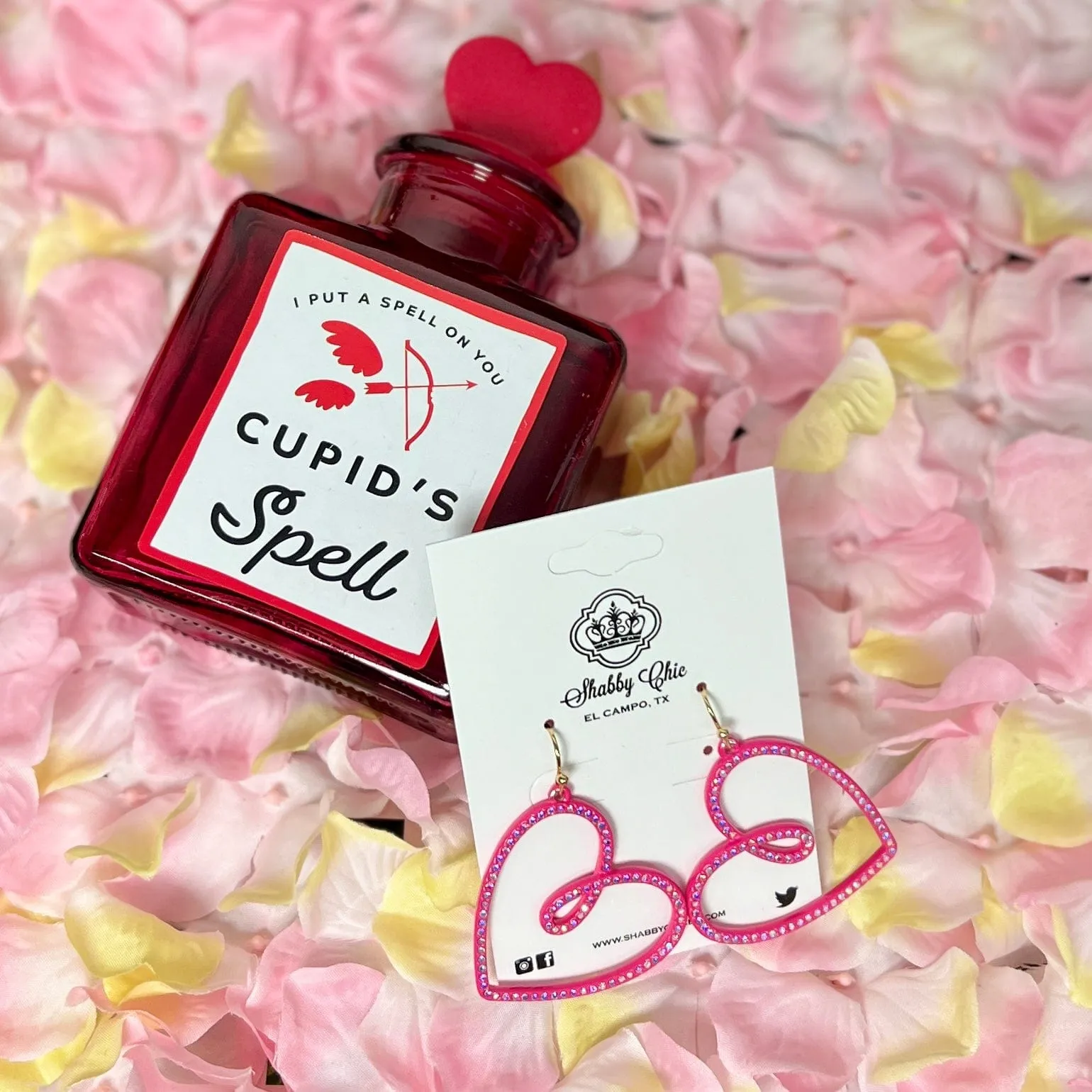 Open Heart Earrings