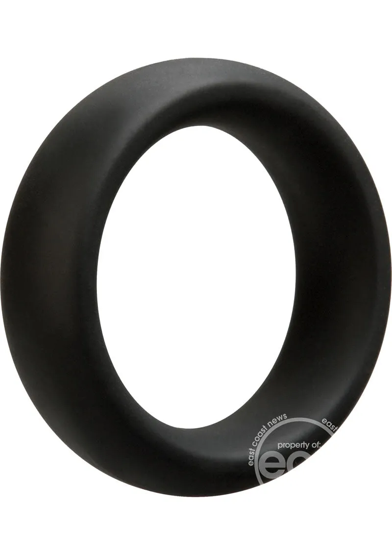 OptiMALE Silicone Cock Ring 45mm - Black or Slate