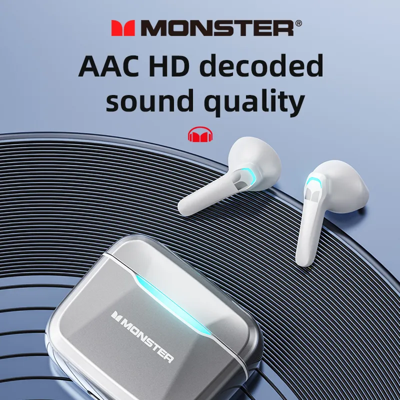 Original Monster GT11 Gaming Earbuds Wireless Bluetooth Earphone