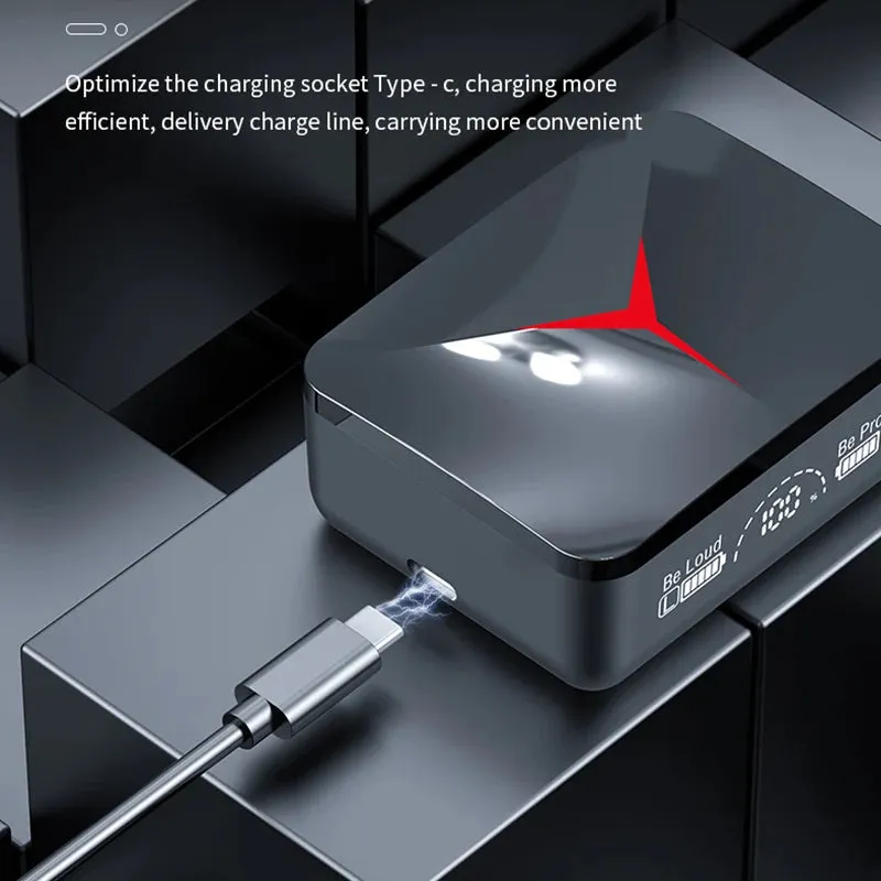 Original TWS M90 Wireless Headphones Sliding Cover Gaming Earphone Bluetooth 5.3 Sport Earbuds Music Headsets For Iphone Xiaomi