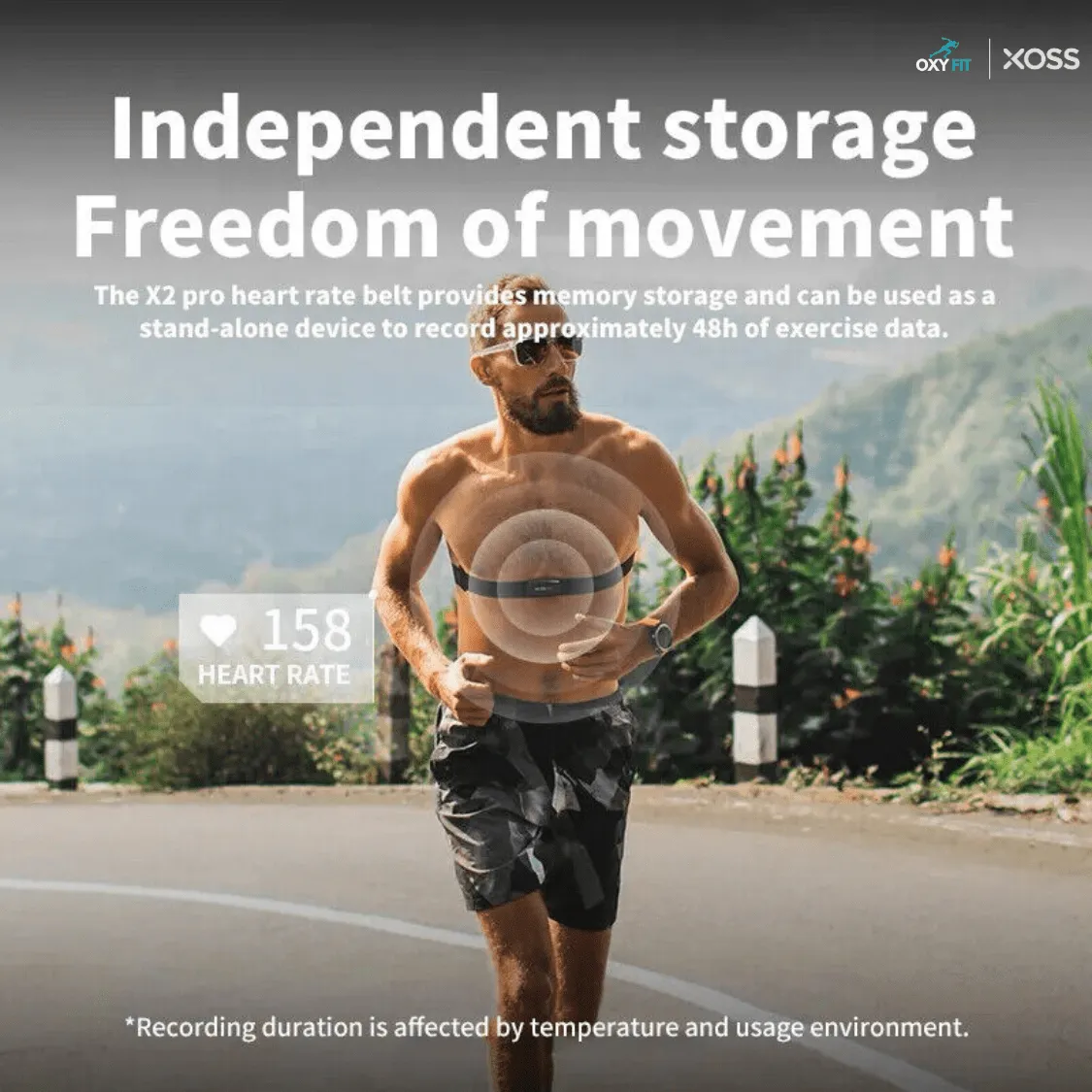 OXYFIT™ X2PRO Heart Rate Monitor by XOSS