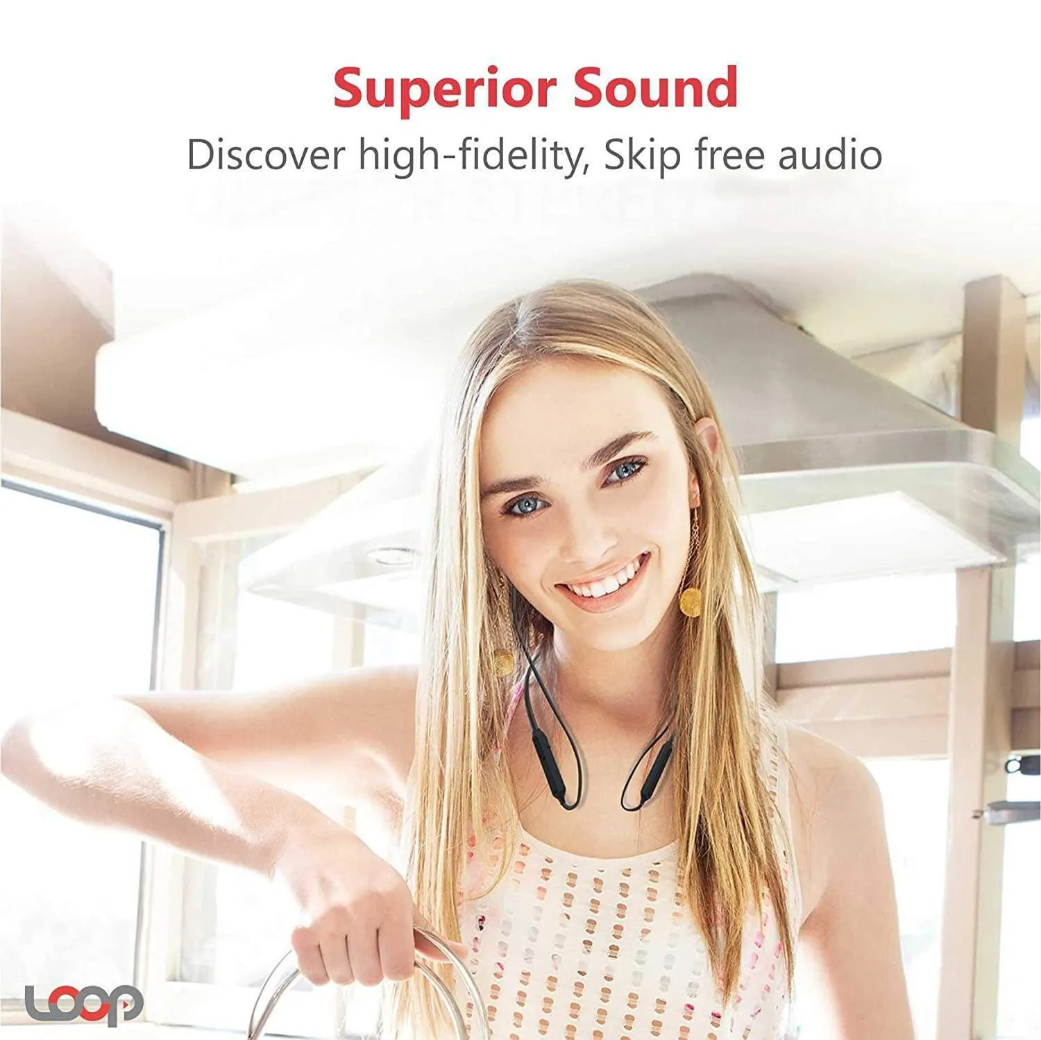 Pebble Spirit Loop - Wireless Neckband Earphone