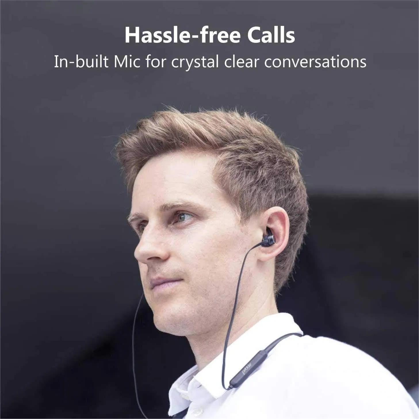 Pebble Spirit Loop - Wireless Neckband Earphone