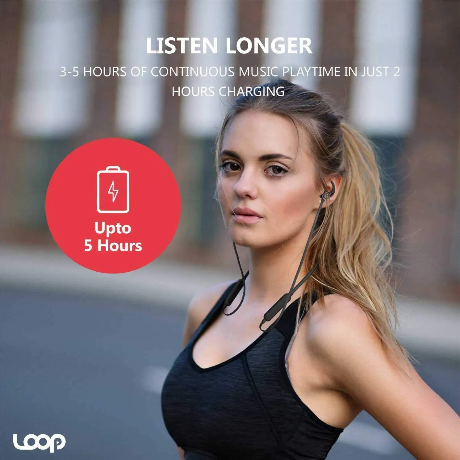 Pebble Spirit Loop - Wireless Neckband Earphone