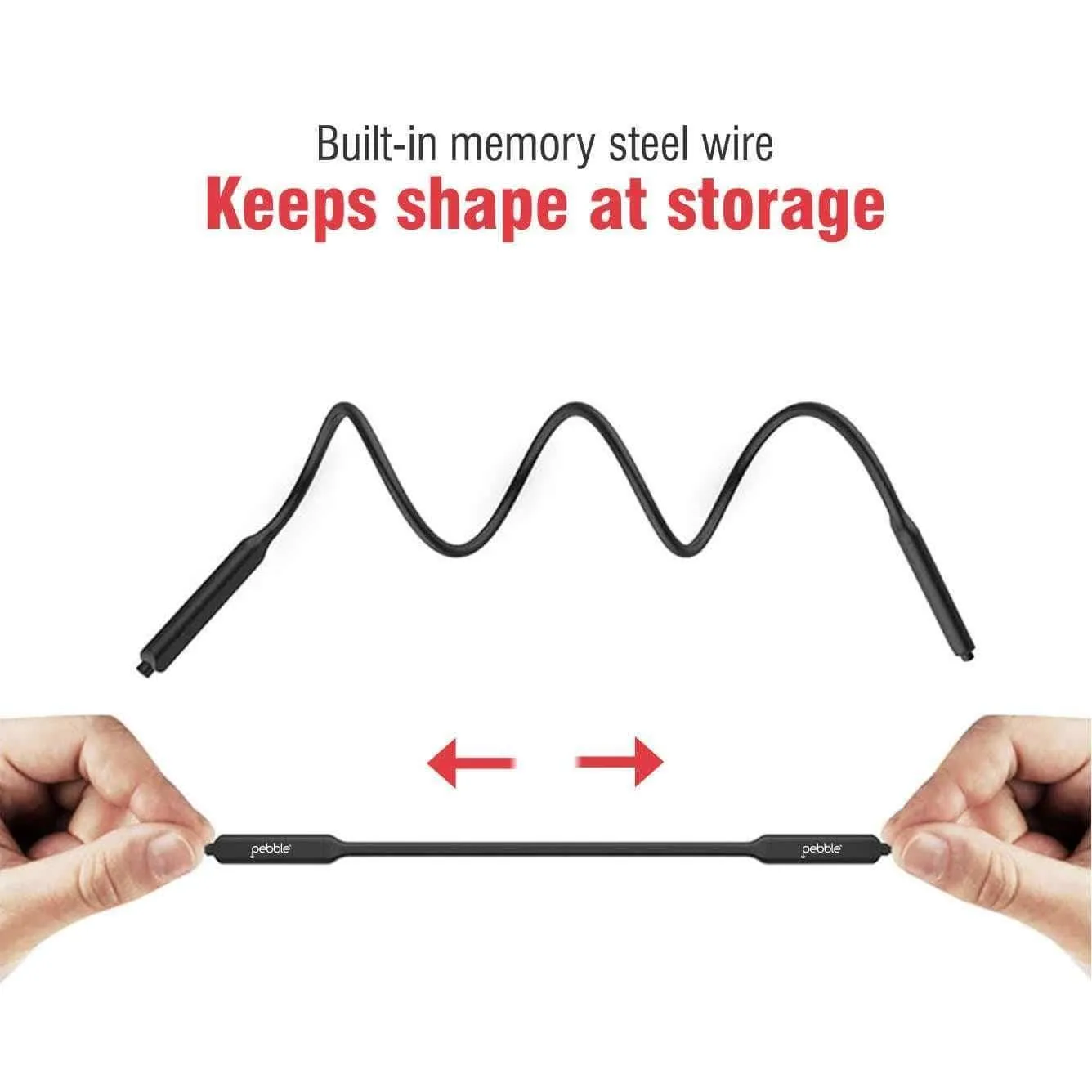 Pebble Spirit Loop - Wireless Neckband Earphone