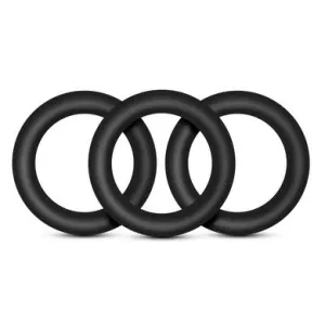 Performance - Vs2 Pure Premium Silicone Cockrings  - Small - Black