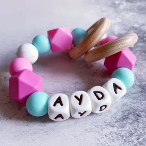 Personalised Silicone Teething Ring