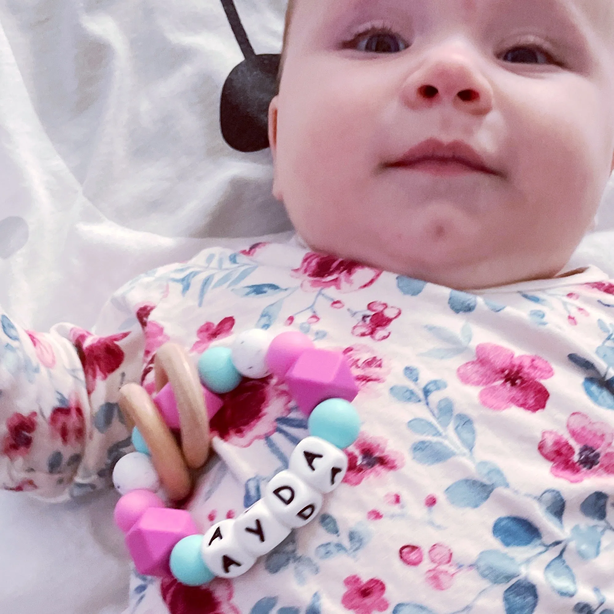 Personalised Silicone Teething Ring