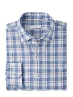 Peter Millar Sanibel Cotton Shirt - Moon Blue