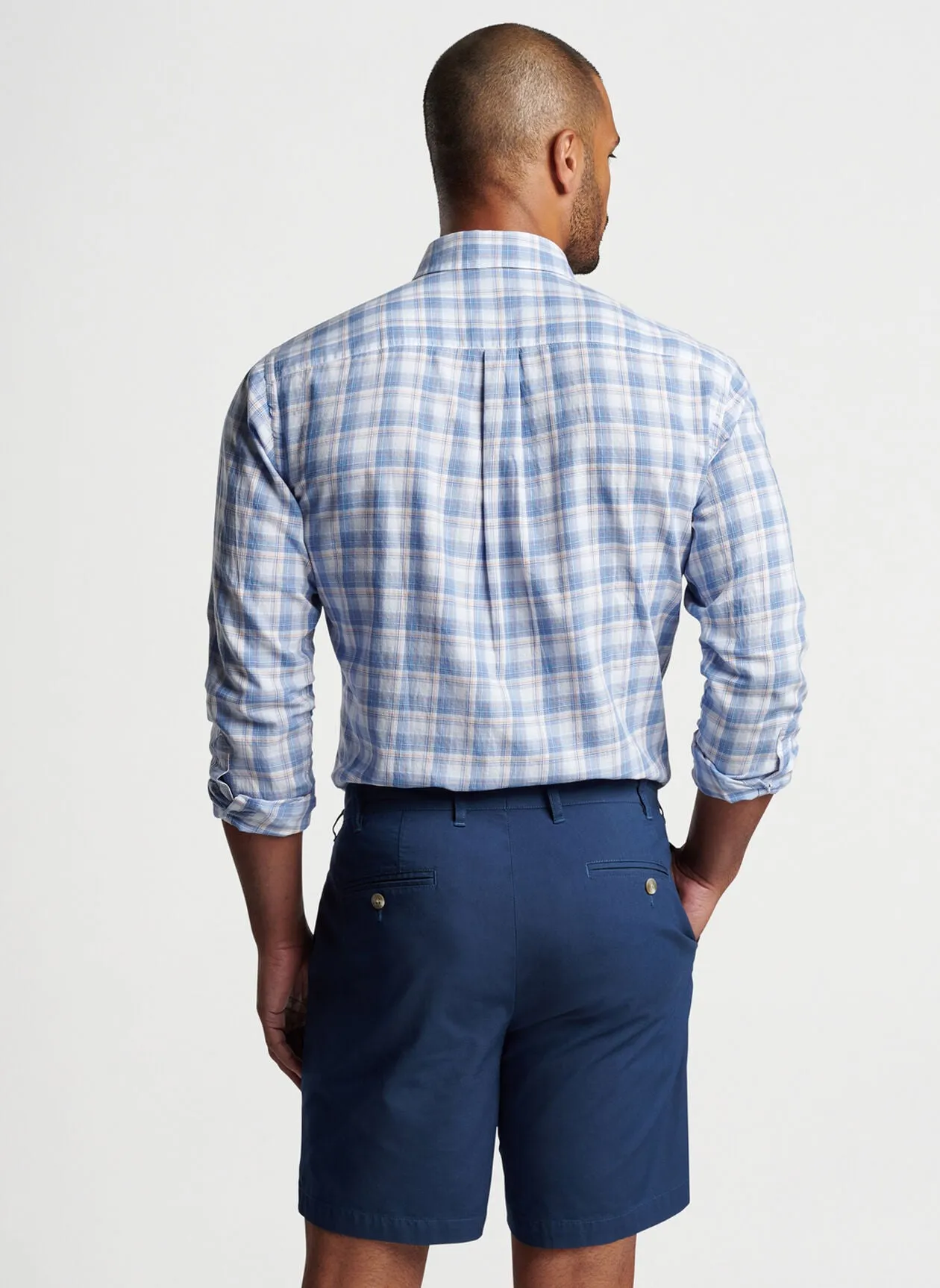 Peter Millar Sanibel Cotton Shirt - Moon Blue