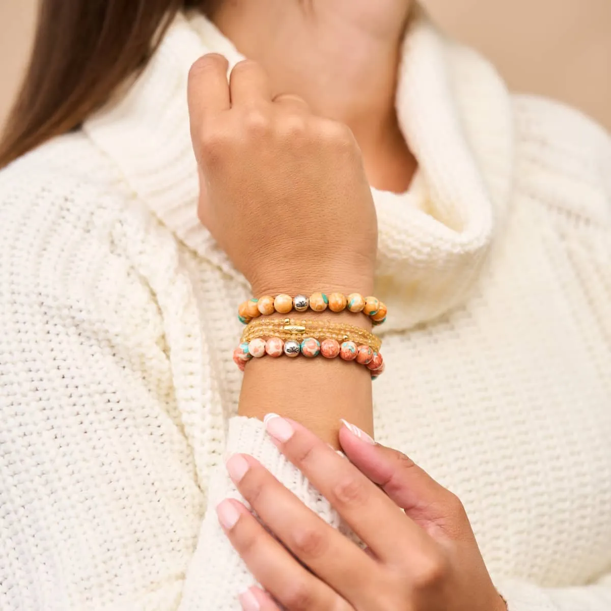 Picasso Porcelain Bracelet | Rusted Teal