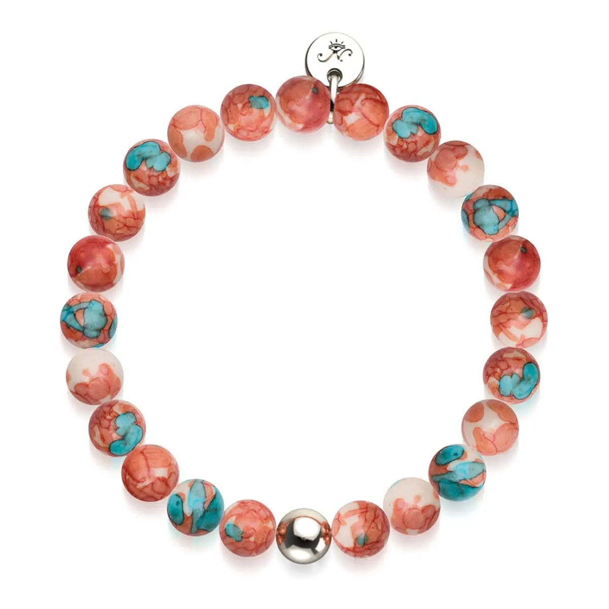 Picasso Porcelain Bracelet | Rusted Teal
