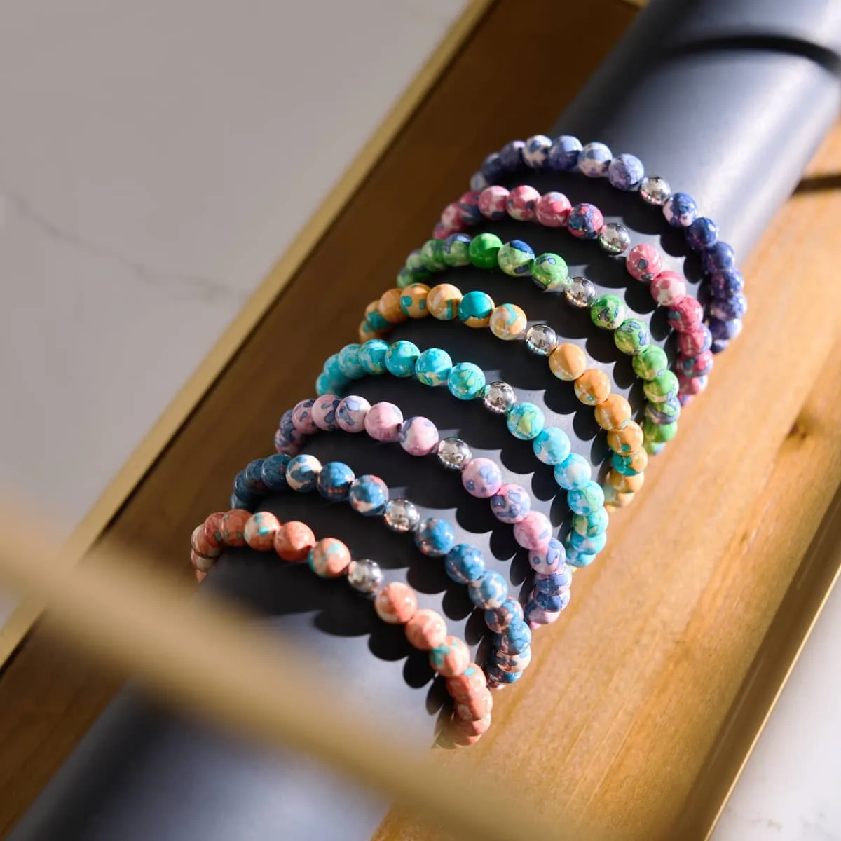 Picasso Porcelain Bracelet | Rusted Teal