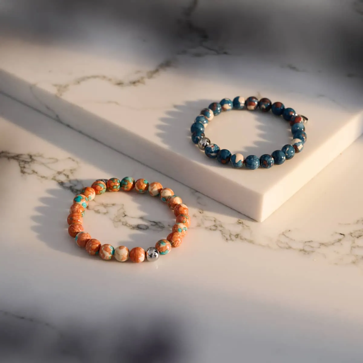 Picasso Porcelain Bracelet | Rusted Teal
