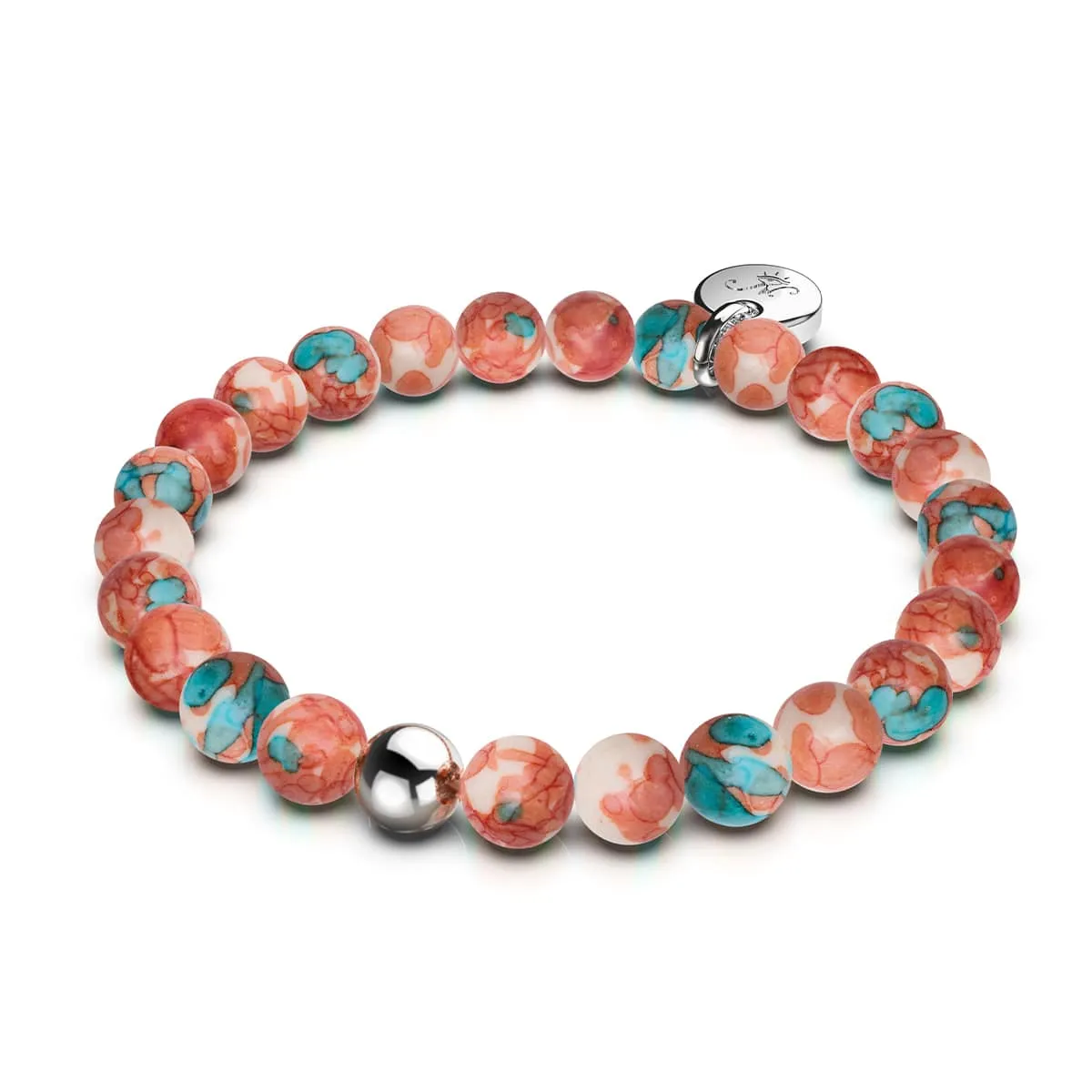 Picasso Porcelain Bracelet | Rusted Teal