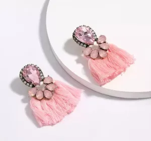 Pink Boho Statement Fringe