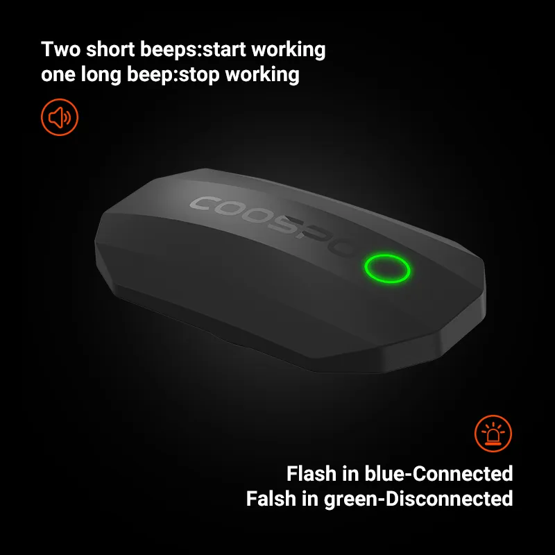 Premium Heart Rate Sensor with Chest Strap – BLE & ANT  Connectivity, IP67 Waterproof, Real-Time Tracking for Cycling, Wahoo, Garmin, Zwift Compatibility