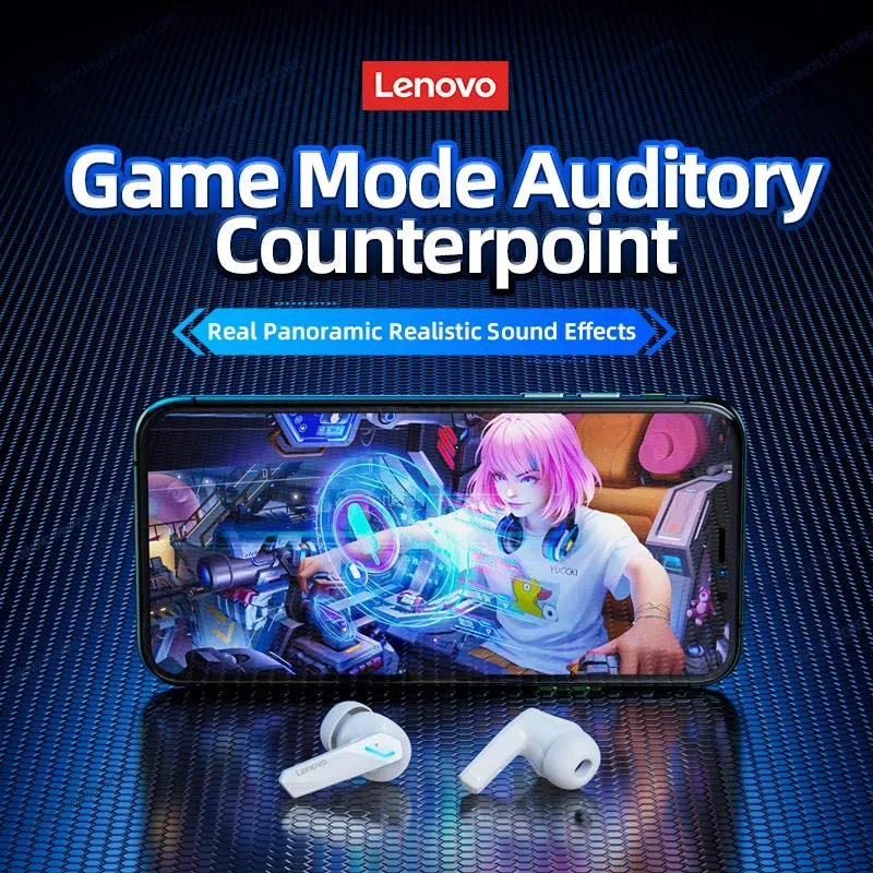 Pro Earphones Bluetooth 5.3 Wireless Earbuds Low Latency Headphones HD Call Dual Mode Gaming Headset Mic