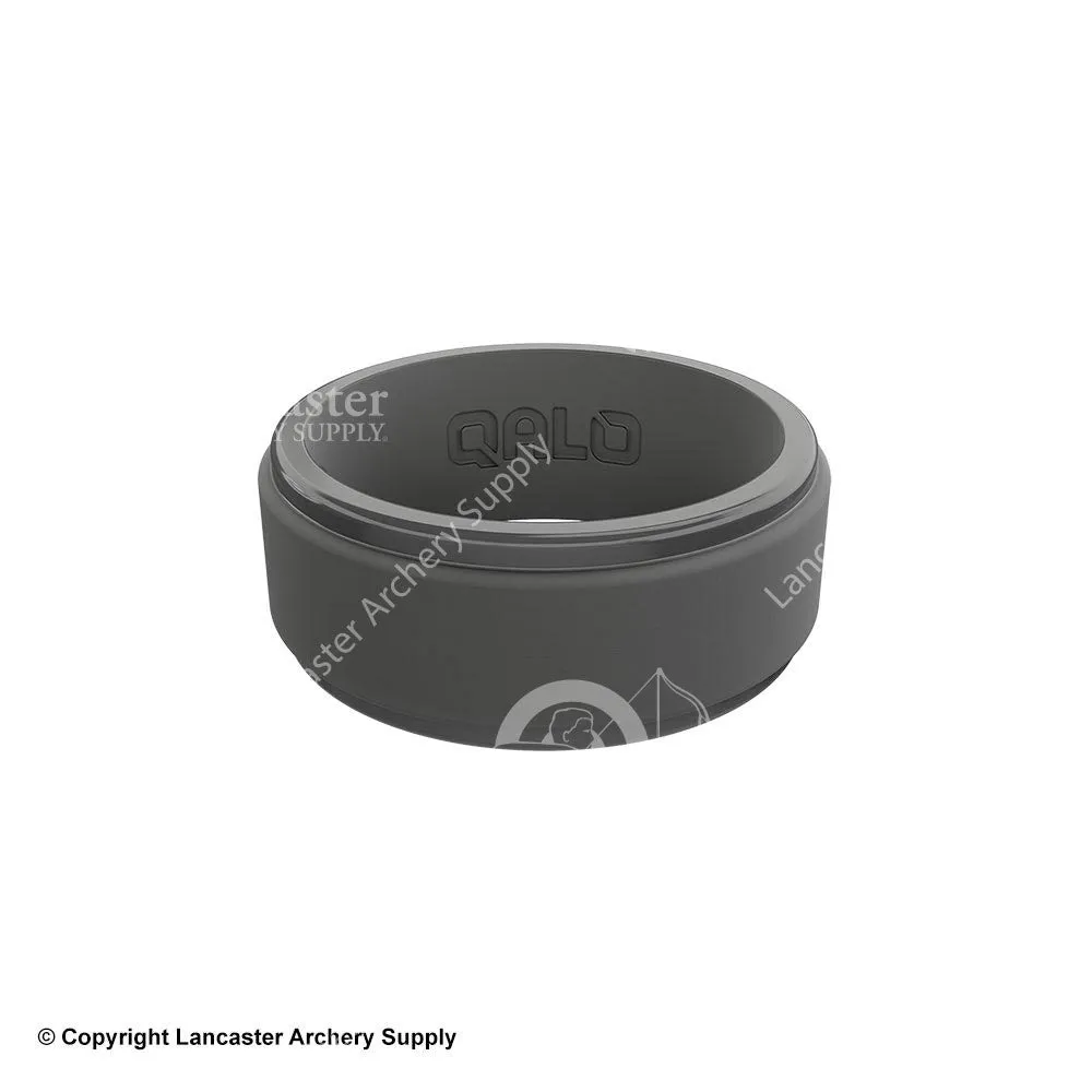 Qalo Men's Step Edge Polished Ring