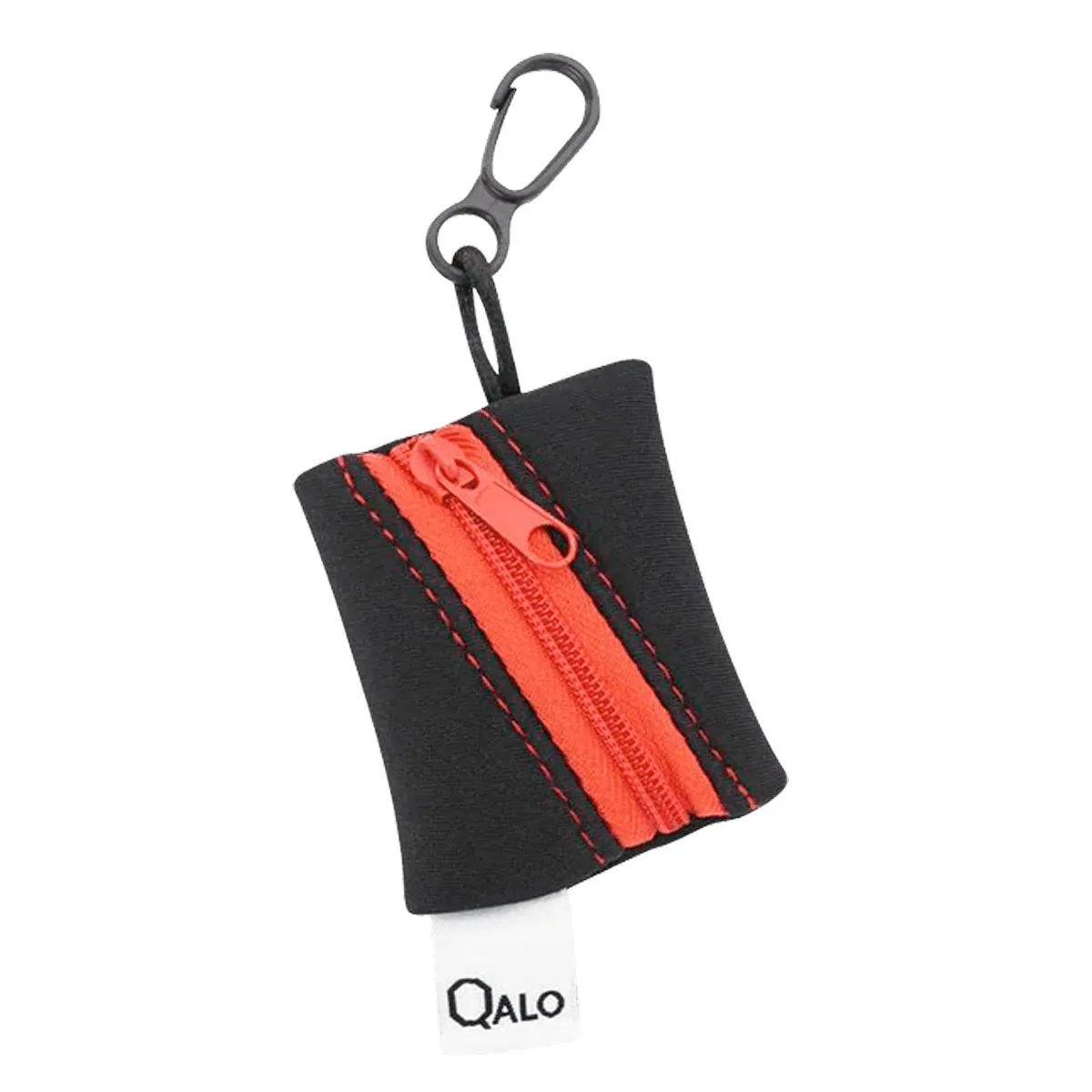 QALO Men's Thin Red Line Pinstripe Silicone Ring