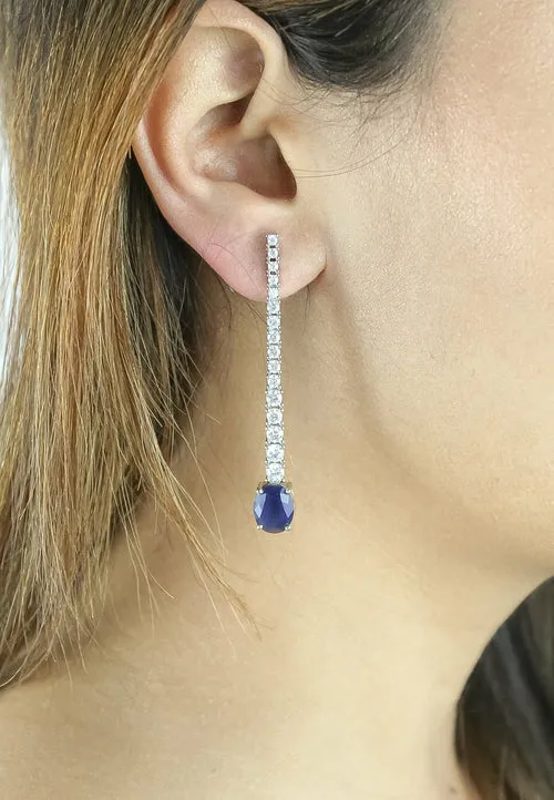 "Marbella Zircon Earrings: Lightweight, 18K Gold or Silver Plated"
Keywords: Marbella, Zircon, Earrings, Lightweight, Gold-plated, Silver-plated.