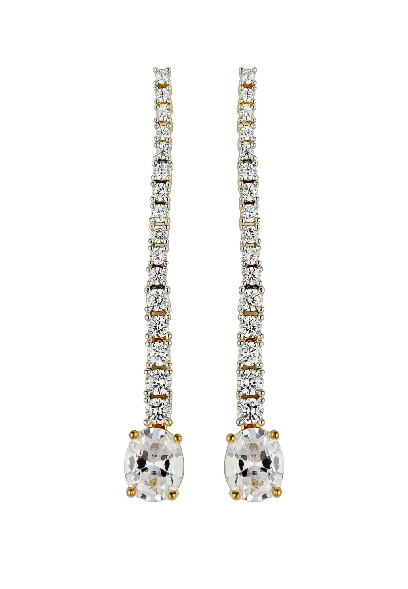 "Marbella Zircon Earrings: Lightweight, 18K Gold or Silver Plated"
Keywords: Marbella, Zircon, Earrings, Lightweight, Gold-plated, Silver-plated.