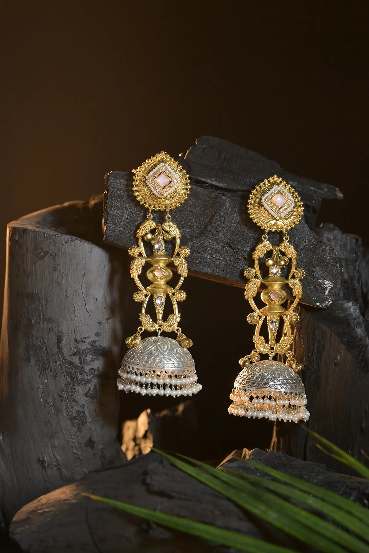 Radiant Golden Lightweight Dangler Earrings