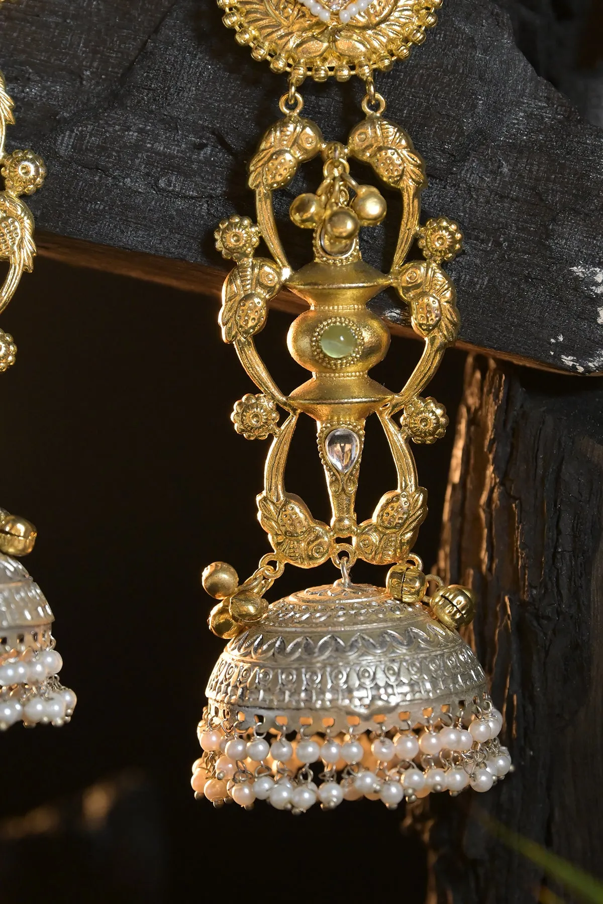 Radiant Golden Lightweight Dangler Earrings