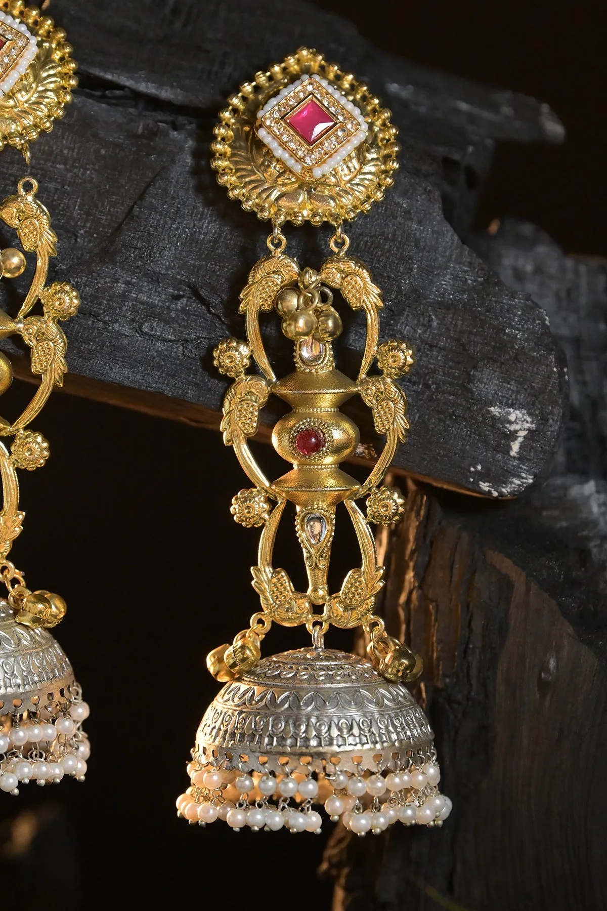 Radiant Golden Lightweight Dangler Earrings