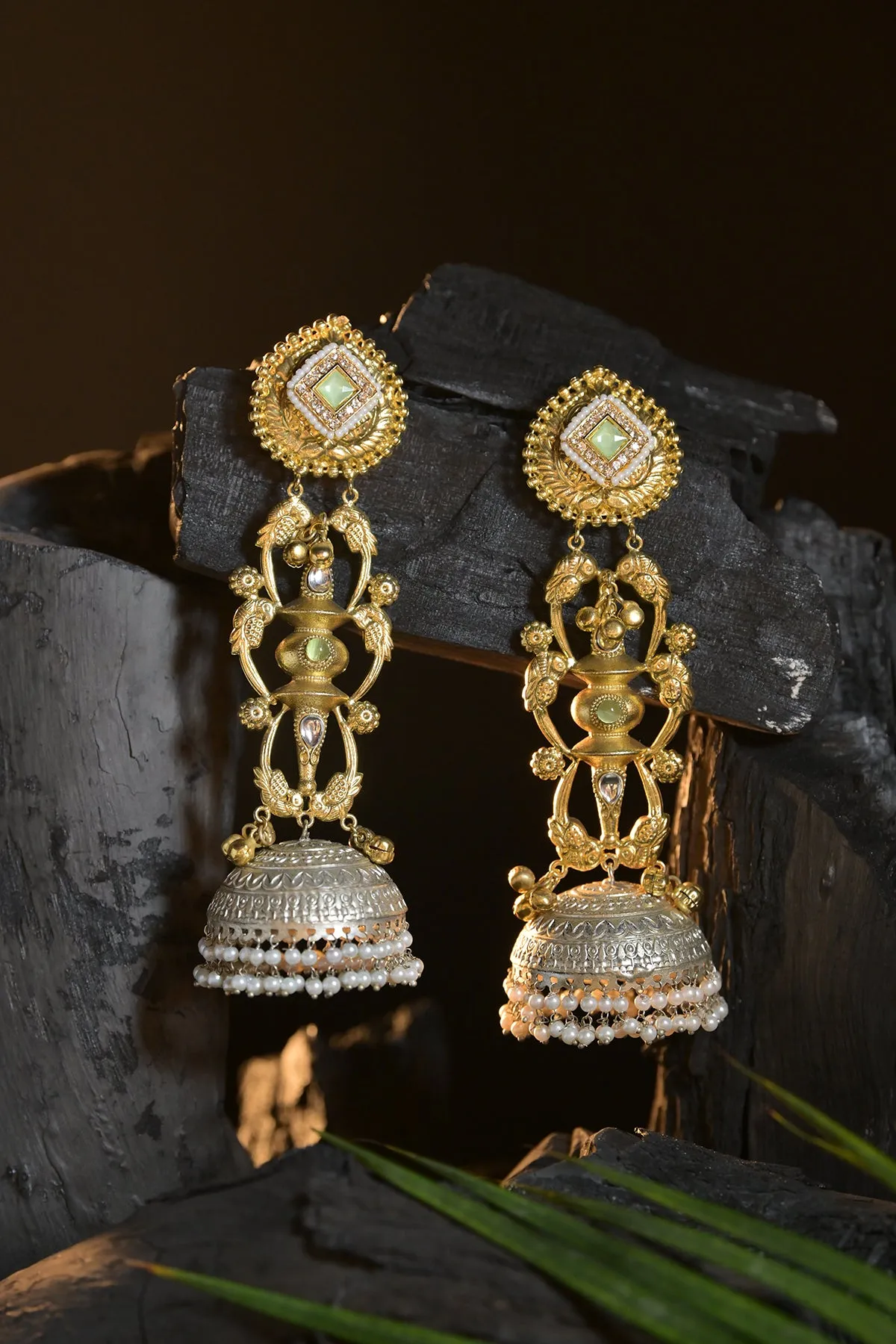 Radiant Golden Lightweight Dangler Earrings