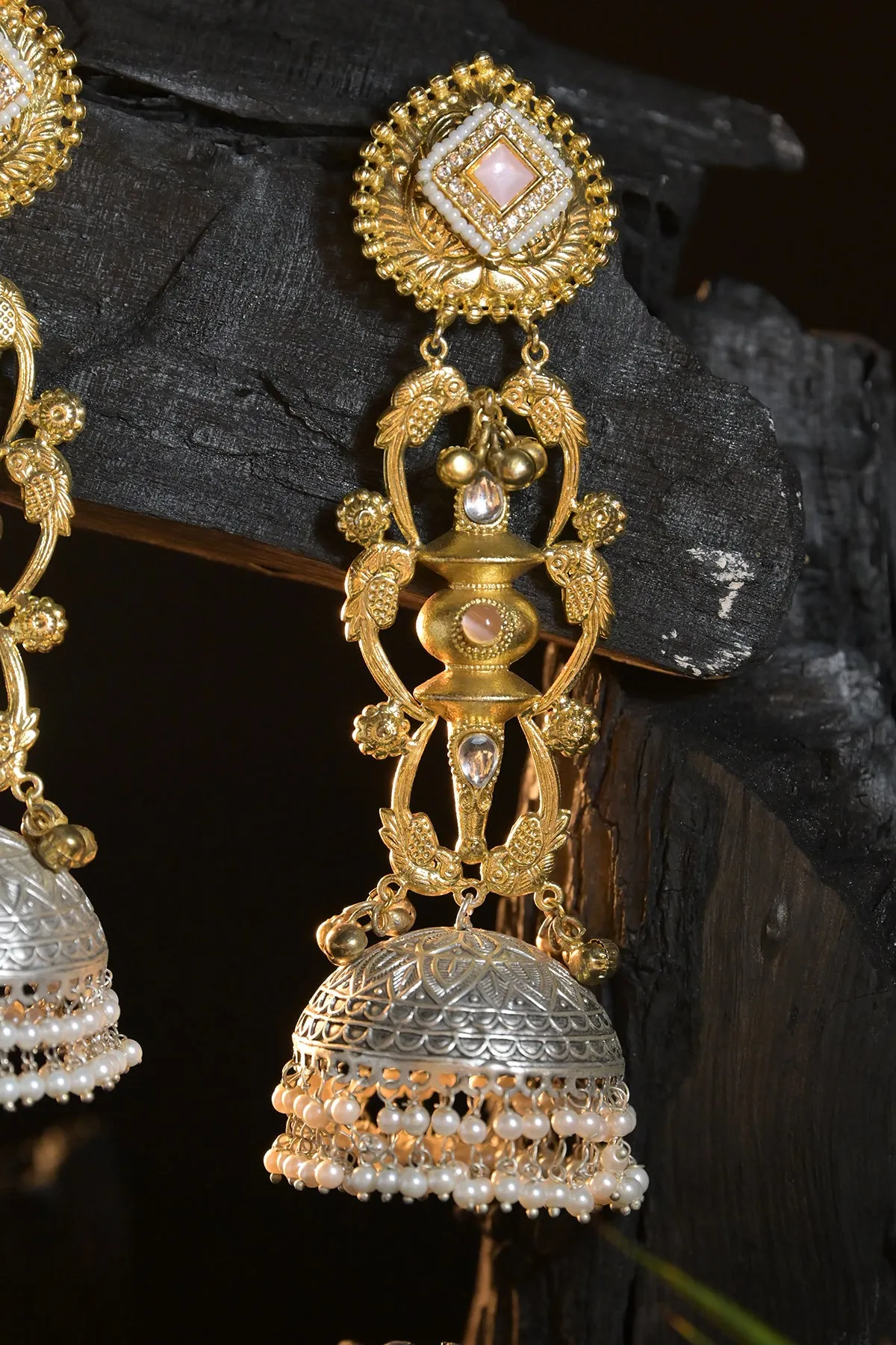 Radiant Golden Lightweight Dangler Earrings