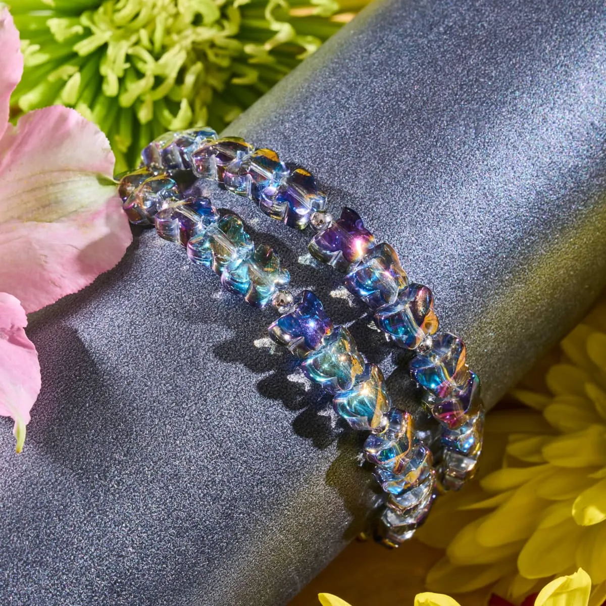 Rainbow Flutter | .925 Sterling Silver | Butterfly Wrap
