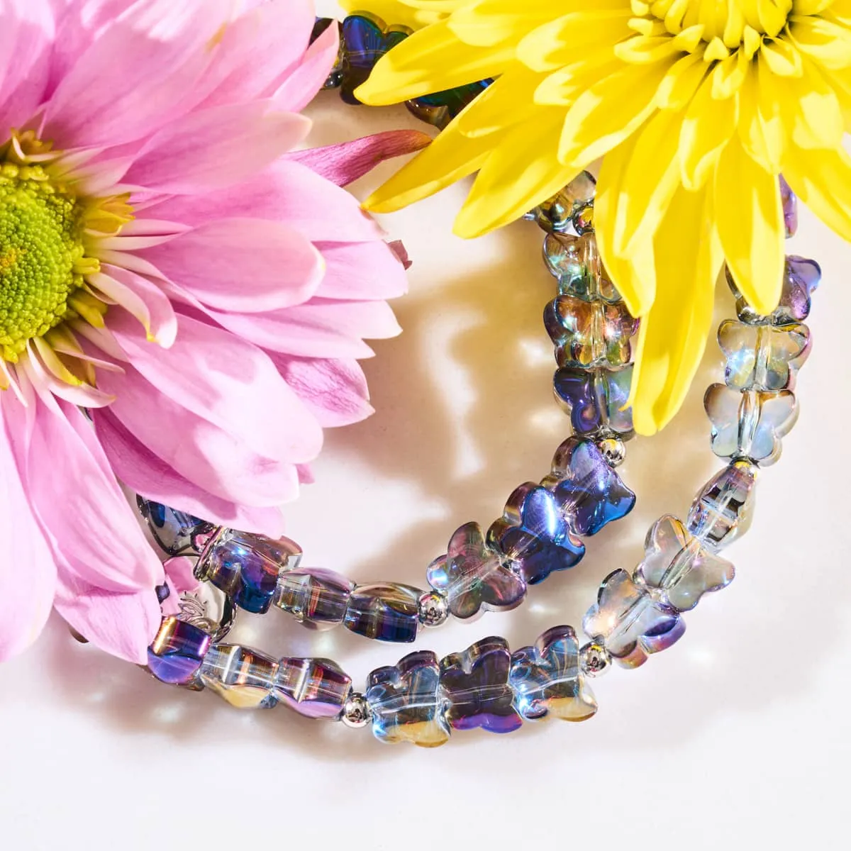Rainbow Flutter | .925 Sterling Silver | Butterfly Wrap