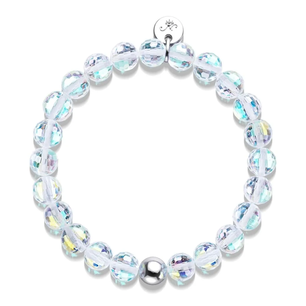 Rainbow White | .925 Sterling Silver | Prisma Bracelet