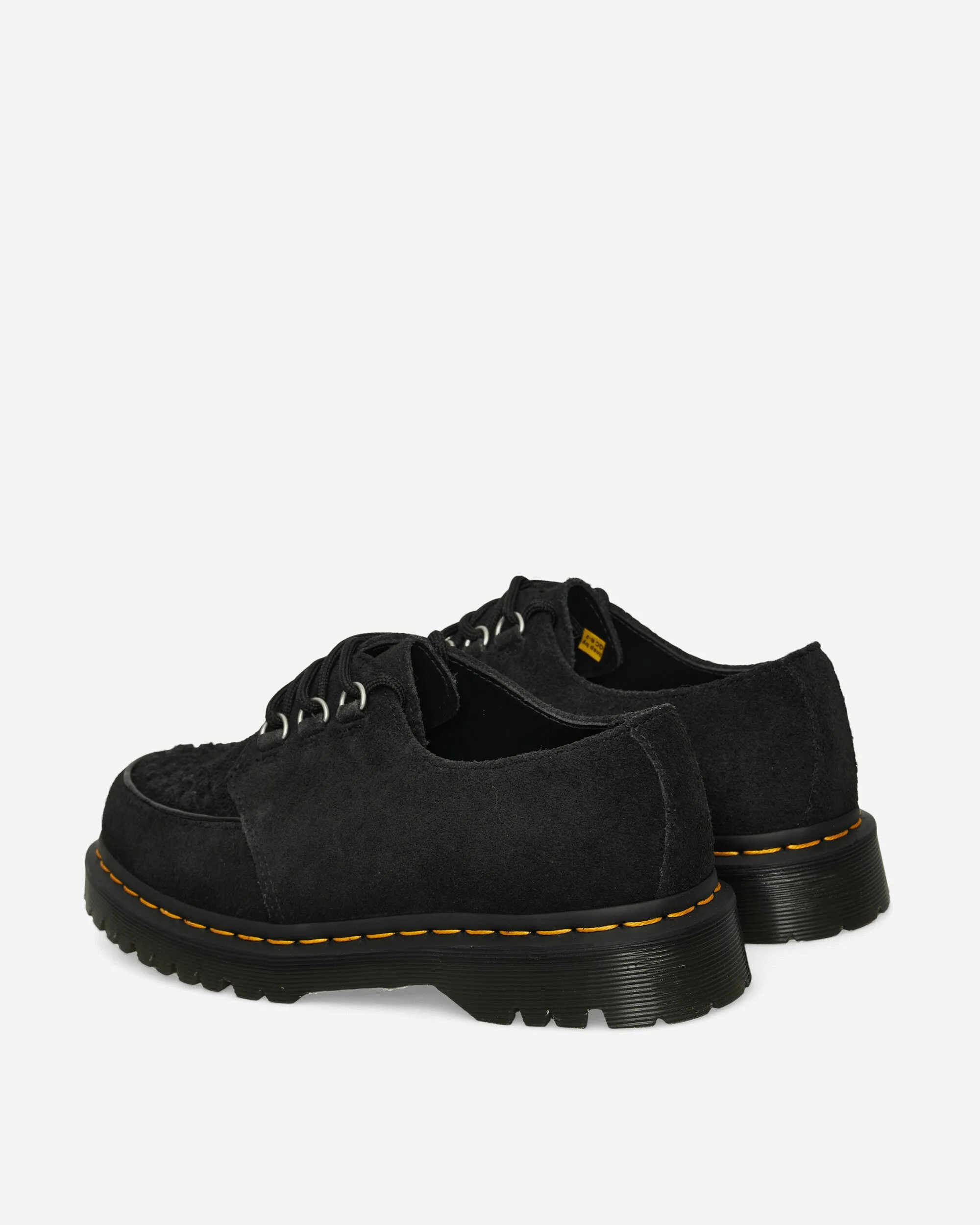 Ramsey Woven Suede Creepers Black