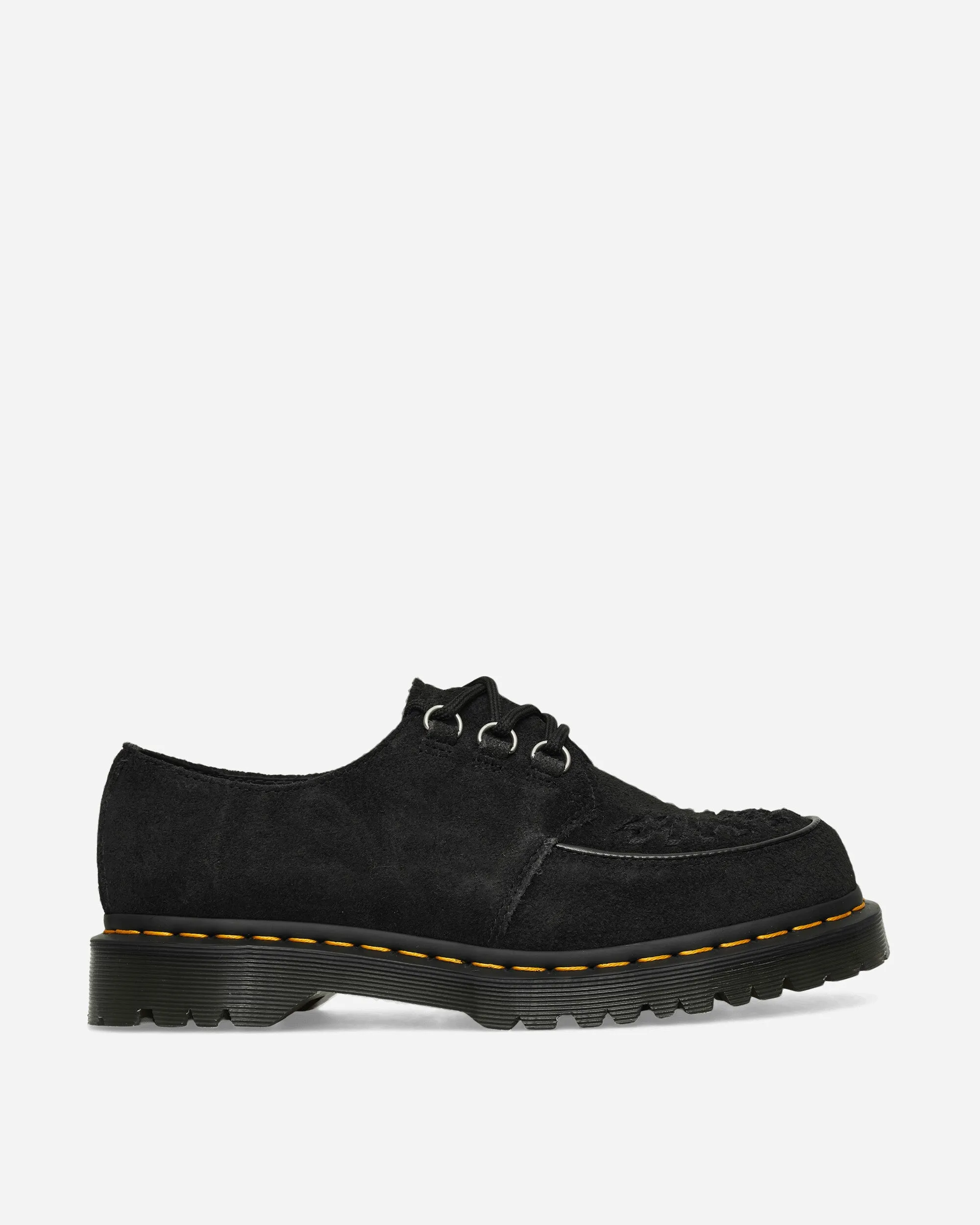 Ramsey Woven Suede Creepers Black