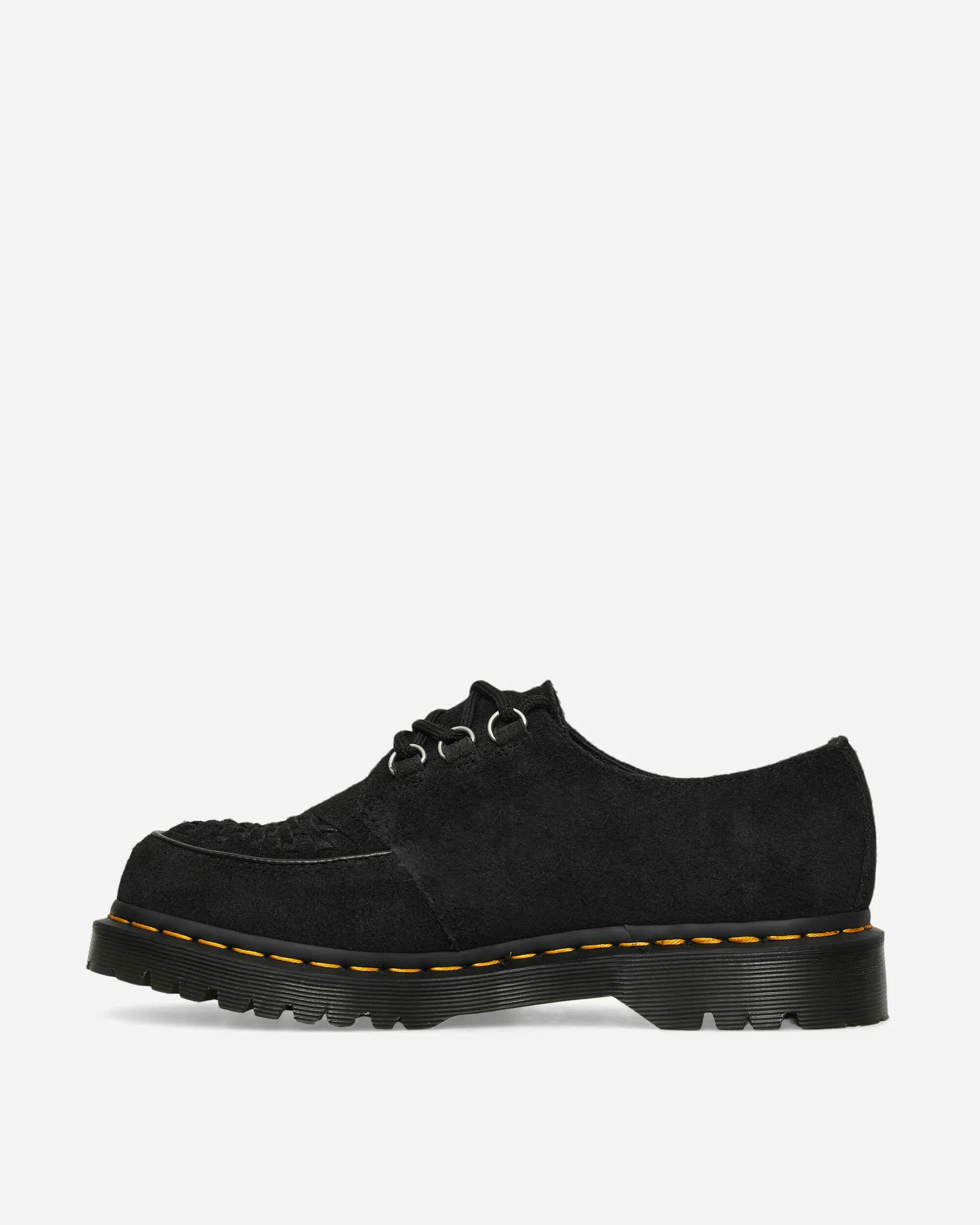 Ramsey Woven Suede Creepers Black