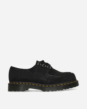 Ramsey Woven Suede Creepers Black