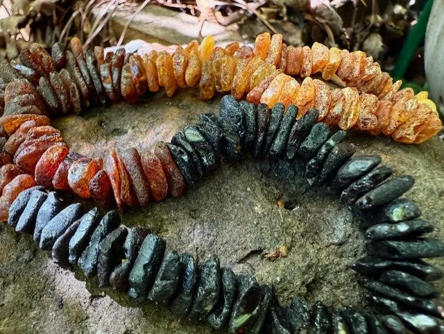 Raw Rainbow AMBER NECKLACE
