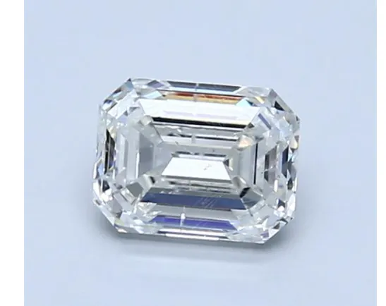 Real Diamond 1.01 CT Natural Loose Emerald Cut M Color I1 Clarity GIA Certified