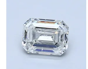 Real Diamond 1.01 CT Natural Loose Emerald Cut M Color I1 Clarity GIA Certified