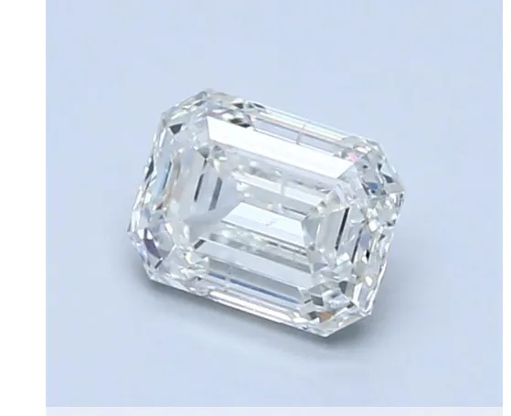 Real Diamond 1.01 CT Natural Loose Emerald Cut M Color I1 Clarity GIA Certified